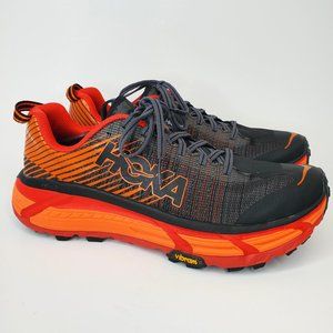 HOKA ONE ONE MEN'S US 8 EVO MAFATE 2 BLACK POPPY RED RUNNING SHOES